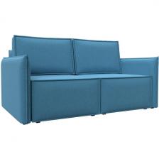 Диван прямой Либерти мини (Голубой/Рогожка) Лига Диванов арт.121915