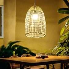 Светильник потолочный из ротанга «Райан», 1x120 Вт, Е27, 25x25x40 см