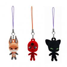 Мягкая игрушка MIRACULOUS Набор мини фигурок Квами Тикки, Плагг, Триккс Леди Баг