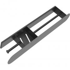 Полка настенная для ванной комнаты LUNA-9 (700x95x135, черная У8-5668.Ч) принадлежит к коллекции аксессуаров авторского дизайна в современном стиле. Изготовлена из металла в черном матовом цвете. Держатель для полотенец и туалетной бумаги с полочкой хорошо сочетается с другими аксессуарами коллекции LUNA. Поставляется в коробе из гофрокартона.