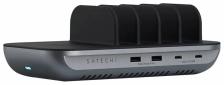 Беспроводная зарядная станция Satechi Dock5, мощность Qi: 10 Вт, серый