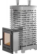 Дровяная печь 30 кВт ASTON 30 INOX (320) Long
