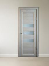 Комплект межкомнатной двери «С-3», со стеклом, 2000x800 мм, цвет дуб монтана грей