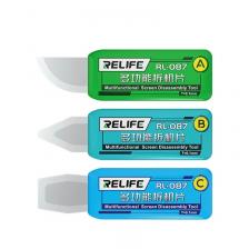 3 в 1 RELIFE RL-087 Многофункциональный набор инструментов для разборки экрана для Samsung iPhone iPad Инструменты для ремонта изогнутых краев экрана