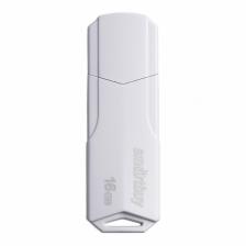 USB 2.0 накопитель SmartBuy 16GB CLUE White (SB16GBCLU-W), цена за 1 шт