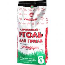 Уголь древесный Grillkoff Стандарт для гриля 5 кг