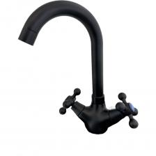 Смеситель для кухонной мойки - эксклюзивная модель. Поворотный излив значительно расширяет зону использования смесителя. Излив абсолютно безопасен при контакте с водой благодаря отсутствию токсичных компонентов в составе. Излив обладает повышенной износостойкостью и устойчив к перегибам. Ширина корпуса 160 мм, диаметр монтажного отверстия 35 мм. Полная высота смесителя 250 мм, длина излива 180 мм