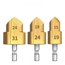 Новые 1/2/3 шт. PPR подъемные сверла 20/25/32 мм, набор ступенчатых сверл с шестигранным хвостовиком, открывалка для отверстий, корончатые сверла для развертывания водопроводных труб