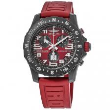 Breitling Endurance Pro 44 кварцевый хронограф IRONMAN красный циферблат резиновый ремешок мужские часы