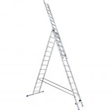 Трехсекционная алюминиевая лестница LadderBel LS314