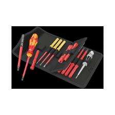 Набор бит с битодержателем WERA Kraftform Kompakt VDE 18 Universal 1 Tool Finder 1x9x98; PH1x157; PH2x157; PZ1x157; PZ2x157; 1x1x154; 1x2x154; 1x1x1 WE-006613