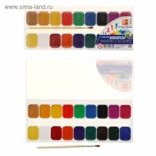 Акварель «Луч. Классика», 18 цветов, с кистью