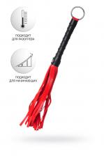 Флоггер Anonymo #0003, PU кожа, красный, 28 см