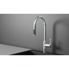 Смеситель для кухни с выдвижным изливом и подключением к фильтру от российского бренда Granula. Он сочетает в себе высокую функциональность и надежность, делая его незаменимым помощником на вашей кухне. Корпус из нержавеющей стали AISI 304 – надёжный корпус, делает смеситель долговечными и устойчивым к коррозии, перепадам давления и температур. Испанский картридж SEDAL – обеспечивает плавное регулирование напора воды и температуры, а также бесшумность при работе смесителя. Переключение между режимами подачи воды (фильтр, душ, лейка) – позволяет снизить расход воды, легче мыть посуду и экономить пространство. Аэраторы NEOPERL – защищают от известкового налета, обеспечивают долгий срок службы и препятствуют засорам аэратора, отложениями и другими посторонними частицами, содержащимися в воде. Фиксированный диапазон вращения картриджа – экономит воду и ограничивает ход ручки, предоставляя возможность установит смеситель близко к стене. Выдвижной излив – увеличивает охват рабочей зоны и позволяет легко дотянуться до труднодоступных мест. Подключения к фильтру – обеспечивает постоянный доступ к чистой питьевой воде без необходимости покупки воды в магазине. Система креплений – обеспечивает устойчивость смесителя после монтажа на мойке или столешнице. В комплекте также идет специальное пластиковое крепление для дополнительной устойчивости на тонких мойках. Гибкая подводка длиной 60 см – позволяет легко дотянуться до корпуса смесителя при монтаже, не требуя особой ловкости и специальных навыков. Оригинальный дизайн ручки – делает смеситель удобным в использовании, а прочный корпус из нержавеющей стали добавляет ему эстетическую привлекательность. Этот смеситель станет отличным дополнением к вашей кухне и обеспечит комфорт, функциональность и долговечность в использовании.