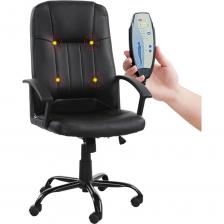 Офисное кресло BRABIX Device Ms-002 4 массажных модуля, экокожа, черное 532520