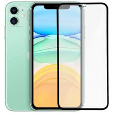 Защитное стекло Tempered Glass Защитное стекло на IPhone 11 / XR для iPhone 11, XR, 1 шт., черный/бесцветный