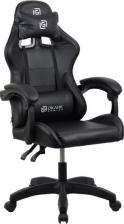 Кресло игровое Oklick Drifter 2006658 черный сиденье, черный искусственная кожа с подголов. крестов. пластик черный