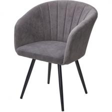 Стул RUNA, 360 град. поворот. B28 Темнор-серый, велюр / черный каркас, М-City M-City
