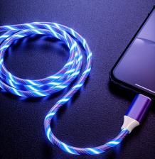 Светящийся кабель Type-C 2.4А для iPhone 14, Samsung Xiaomi