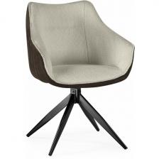 Стул на металлокаркасе Woodville Kansas brown / cream / black арт.15833