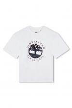 Футболка Timberland Boys с большим логотипом, белый