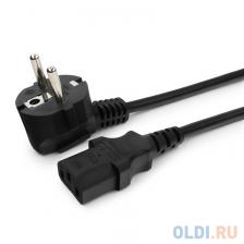 Cablexpert Кабель питания 10м, Schuko- C13, 3х1кв.мм, черный, с заземлением, пакет (PC-186-1-10M)