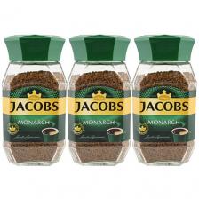Кофе растворимый Monarch сублимированный, стеклянная банка, 95 г, 3 уп.