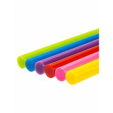 Клеевые стержни универсальные цветные, 11 мм x 100 мм, набор 6 шт, Алмаз TDM, цена за 1 упак