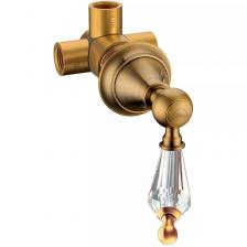 Переключатель потоков Boheme Imperiale бронза с ручкой Swarovski