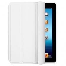 Чехол на Apple iPad 5 (2017) и Apple iPad 6 (2018), чехол-книжка, Smart Case белый, текстильный