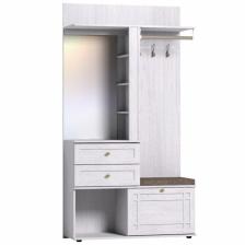 Прихожая Sherlock 70, с зеркалом, 1130x400x2113 мм, цвет ясень анкор