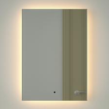 Зеркало Defesto Glow DF 2514R 50х70 с LED-подсветкой, 3000 K, инфракрасный выключатель