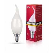 MIC Camelion 40/CW/FR/E14 (Эл.лампа накал.с матовой колбой, свеча на ветру), цена за 1 шт.