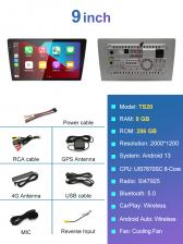 1DIN android13 2K 360 панорамное автомобильное радио 7/9/10 дюймов универсальные хост-плееры Topway TS20 7870 для lada hyundai Suzuki Ford