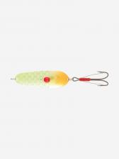 Блесна колеблющаяся Kuusamo Rasanen 70/20 незацепляйка с камнем, FYe-S, Желтый