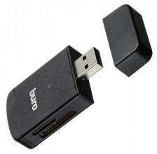 Картридер внешний Buro BU-CR-3103, USB2.0, черный