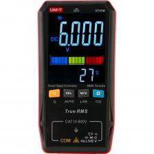 Прибор измеряет истинное среднеквадратичное значение True RMS. Обладает широким диапазоном измерения напряжения переменного тока (750В) и постоянного тока (1000 В). Также мультиметр оборудован бесконтактным детектором напряжения NCV/LIVE. Измерение сопротивления – 60 MОм, емкости – 60 мкФ. Благодаря ЖК-экрану большого размера, информация об измерениях отображается ярко и четко, обеспечивая удобство при работе в различных условиях освещения. Дисплей в 6000 отсчетов наиболее точно передает полученные данные. Интеллектуальная идентификация автоматически определяет тип измеряемой величины, что упрощает работу и снижает возможность ошибок. Ультратонкий корпус толщиной 19 мм делает прибор компактным и портативным, что позволяет легко носить его с собой в кармане или сумке.