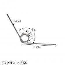 Торсионные пружины из нержавеющей стали 2 шт.