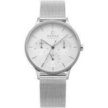 Женские часы Lind Obaku с белым циферблатом
