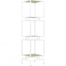 Стеллаж GreenWeen CUBIC-3 GW-CUBIC-3-W-LD-GS