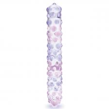 Фаллоимитатор с массажными точками Purple Rose - 23 см.
