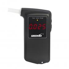 GREENWON Профессиональный тестер алкоголя в выдыхаемом воздухе Алкотестер AT858S Портативный измеритель алкоголя