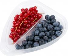 Ягодный микс Голубика и красная смородина 200г упаковка
