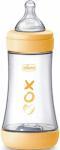 Бутылочка Chicco пластмассовая, P5 NEW UNI, 240 мл, с/с, норм.поток