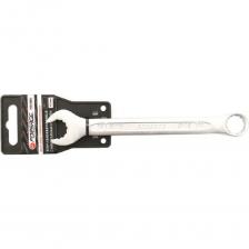 Комбинированный ключ с универсальным профилем 11 мм на пластиковом держателе от бренда Forsage — это многофункциональный инструмент, который сочетает в себе две разновидности гаечного ключа: рожковый и накидной. Длина ключа составляет 150 мм, что делает его удобным для использования в различных условиях.Основные характеристики:Размер: 11 мм, подходит для работы с резьбовыми соединениями, болтами и гайками.Длина: 150 мм, оптимальная длина для удобства работы в ограниченных пространствах.Типы ключа:Рожковый ключ: С одной стороны, идеально подходит для работы в труднодоступных местах, где сложно проводить манипуляции руками.Накидной ключ: С другой стороны, быстро справляется с туго закрученными винтами, болтами и гайками.Дизайн и функциональность:Смещение торцевого ключа: Смещение на 15 градусов облегчает доступ к крепежным элементам, что особенно полезно в ограниченных пространствах.Материал: Изготовлен из прочной хром-ванадиевой стали, что обеспечивает долговечность и устойчивость к износу.Заключение:Комбинированный ключ с универсальным профилем 11 мм от Forsage — это надежный и универсальный инструмент, который станет отличным дополнением к любому набору инструментов. Его прочная конструкция и функциональность делают его незаменимым помощником как для профессионалов, так и для домашних мастеров.