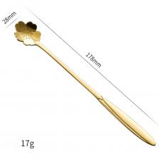 Золотая десертная ложка из нержавеющей стали coolcells Dessert Spoon