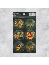 Наклейки для подарков и цветов «С 23 февраля», 9x16 см