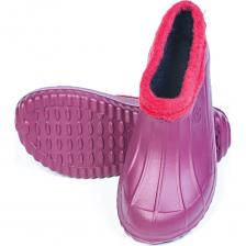 Женские утепленные галоши БЕРТА ЭВА, бордовые, размер 37 501б-37