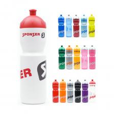 Бутылочки 500 мл SPONSER BOTTLE 500ML COLORED 500 мл, Красный, розовый, белый