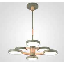 Подвесная люстра IMPERIUMLOFT TURNA DBL L6 Hacks 229093-26 представляет собой современное осветительное решение, которое гармонично сочетает в себе стиль и функциональность. Она оснащена встроенными светодиодами, что обеспечивает экономичное потребление энергии при мощности светильника 90 Вт. Люстра подходит для освещения площади до 25 м?, что делает ее идеальной для просторных помещений. Изготовленная из металла и дерева, она имеет матовую поверхность арматуры и молочные акриловые плафоны, что придает ей элегантный внешний вид. Зеленый цвет арматуры и плафонов добавляет свежести в интерьер. Люстра поддерживает изменяемую цветовую температуру в диапазоне от 3000 до 6000 К, что позволяет настроить освещение под любое настроение или задачу. Установка осуществляется с помощью планки, а встроенные лампы избавляют от необходимости замены цоколей.